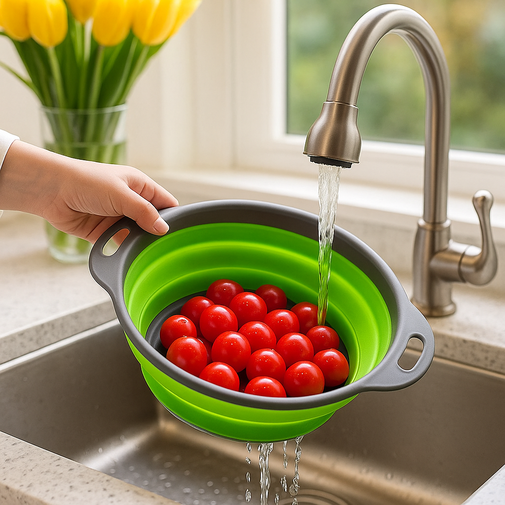 ZipNow Silicone Collapsible Strainer