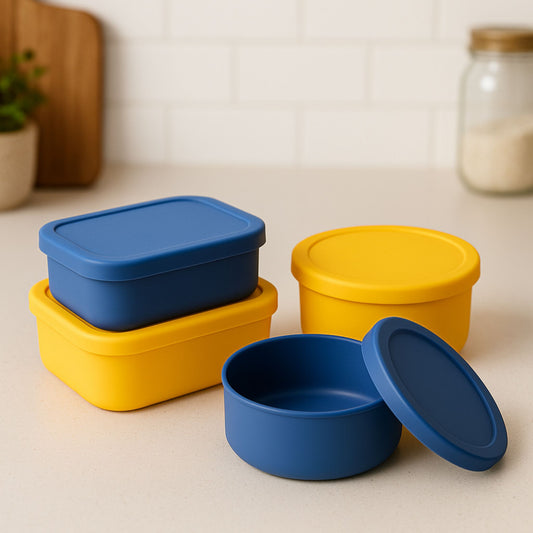 ZipNow Silicone Smart Family Set – 4 Containers