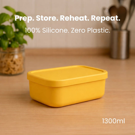 ZipNow Silicone Multi-Use Rectangle Containers 1300ml