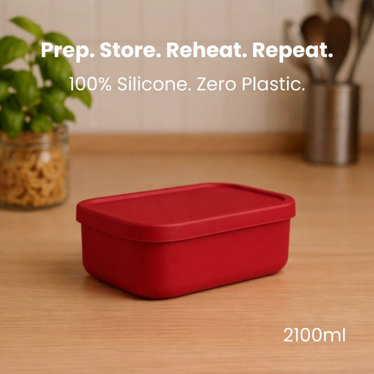 ZipNow Silicone Multi-Use Rectangle Containers 2100ml