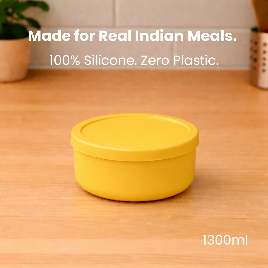 ZipNow Silicone Multi-Use Round Containers 1300ml