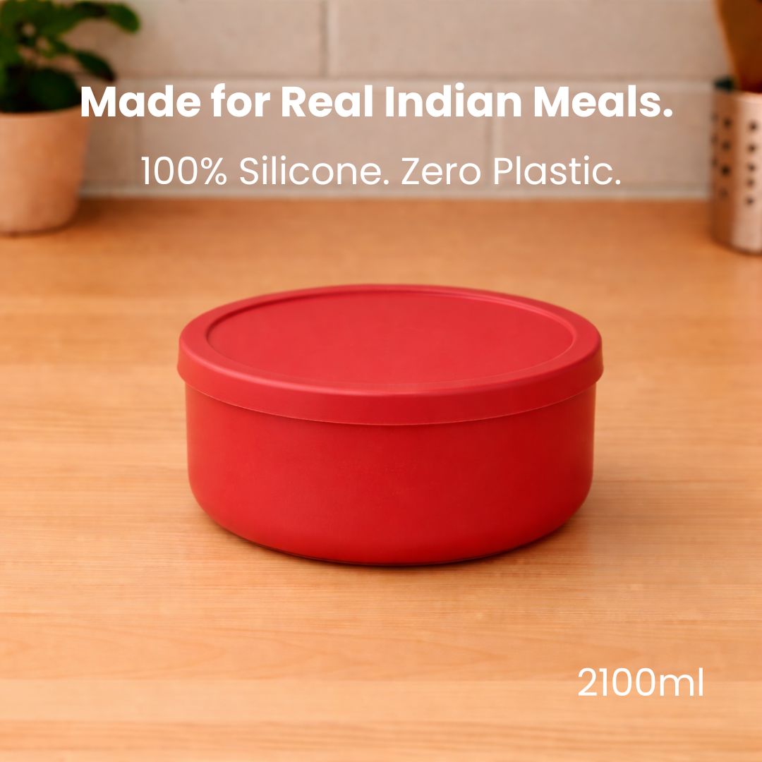 ZipNow Silicone Multi-Use Round Containers 2100ml