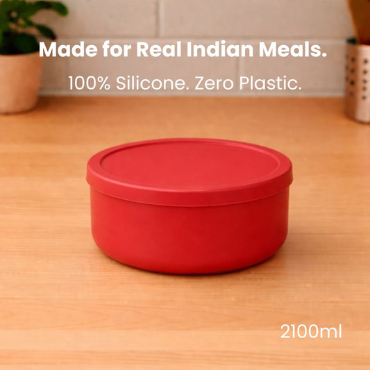 ZipNow Silicone Multi-Use Round Containers 2100ml