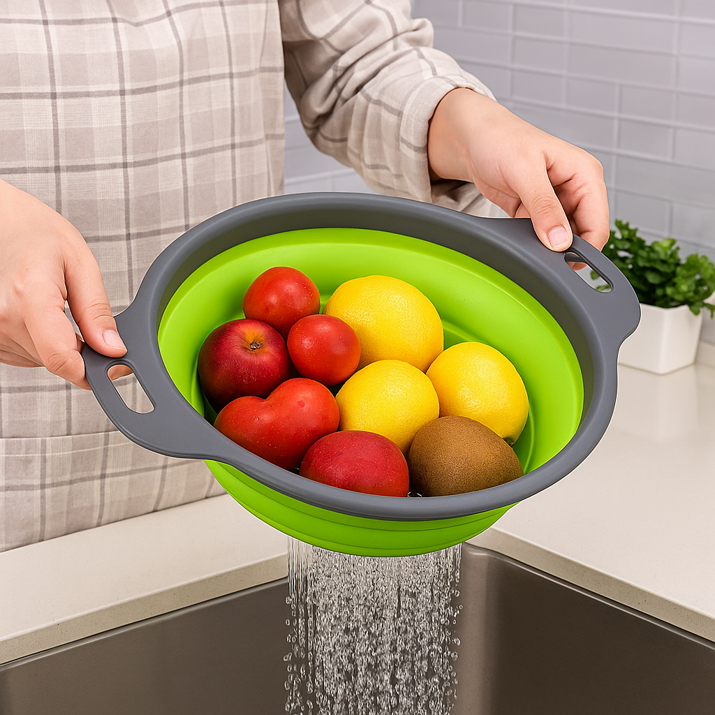 ZipNow Silicone Collapsible Strainer